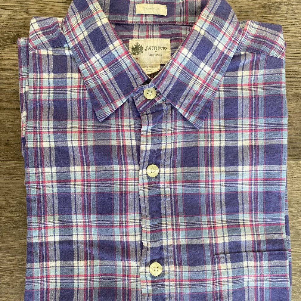 Vintage J.Crew - Plaid Pattern Sz.S